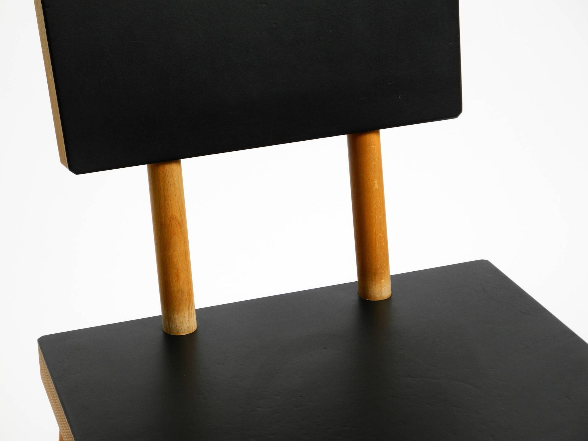 Two rare demountable plywood chairs by Axel Kufus model Stöcke for Atoll