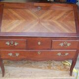 Louis XVI period walnut sloping desk from the 18th century