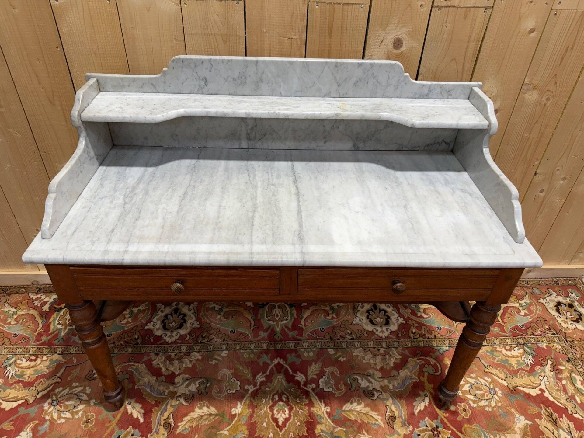 Grande table de toilette ou coiffeuse Louis Philippe