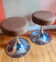 Paire de tabourets vintage 1960