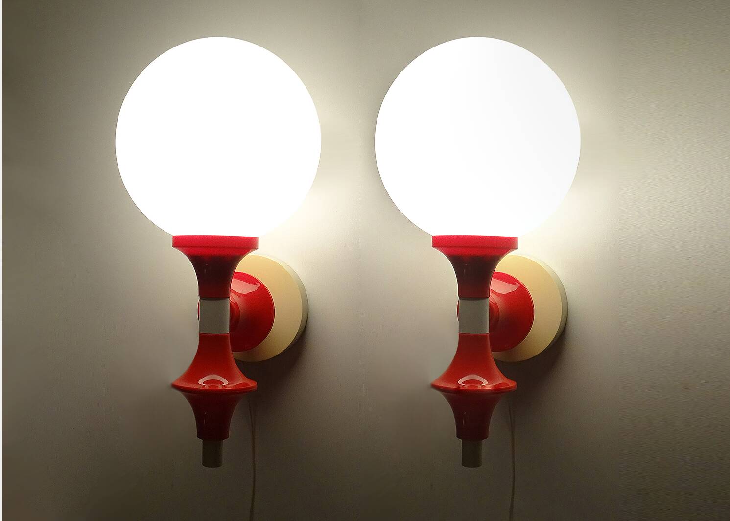 Vintage Space Age Sconces