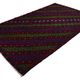 Turkish Kilim Yuruk Vintage 217x353 cm Geometric Green Blue Red