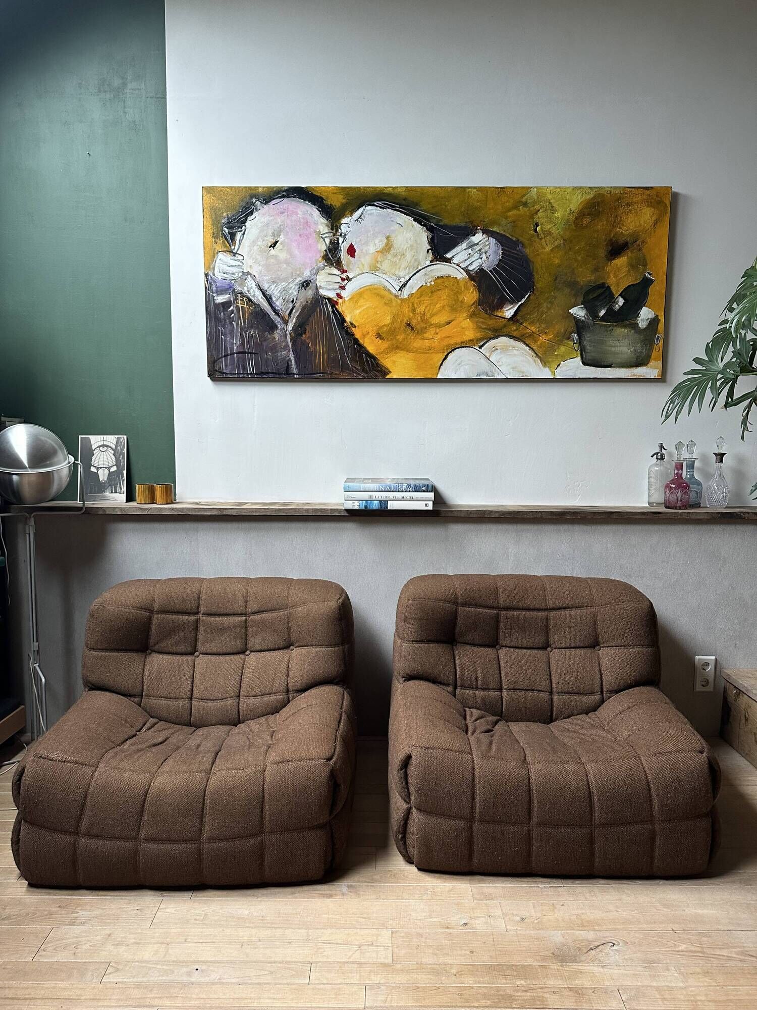 Pair of "Kashima" armchairs for Ligne Roset by Michel Ducaroy, 1970