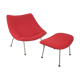 Fauteuil Oyster et ottoman par Pierre Paulin pour Artifort, années 1960