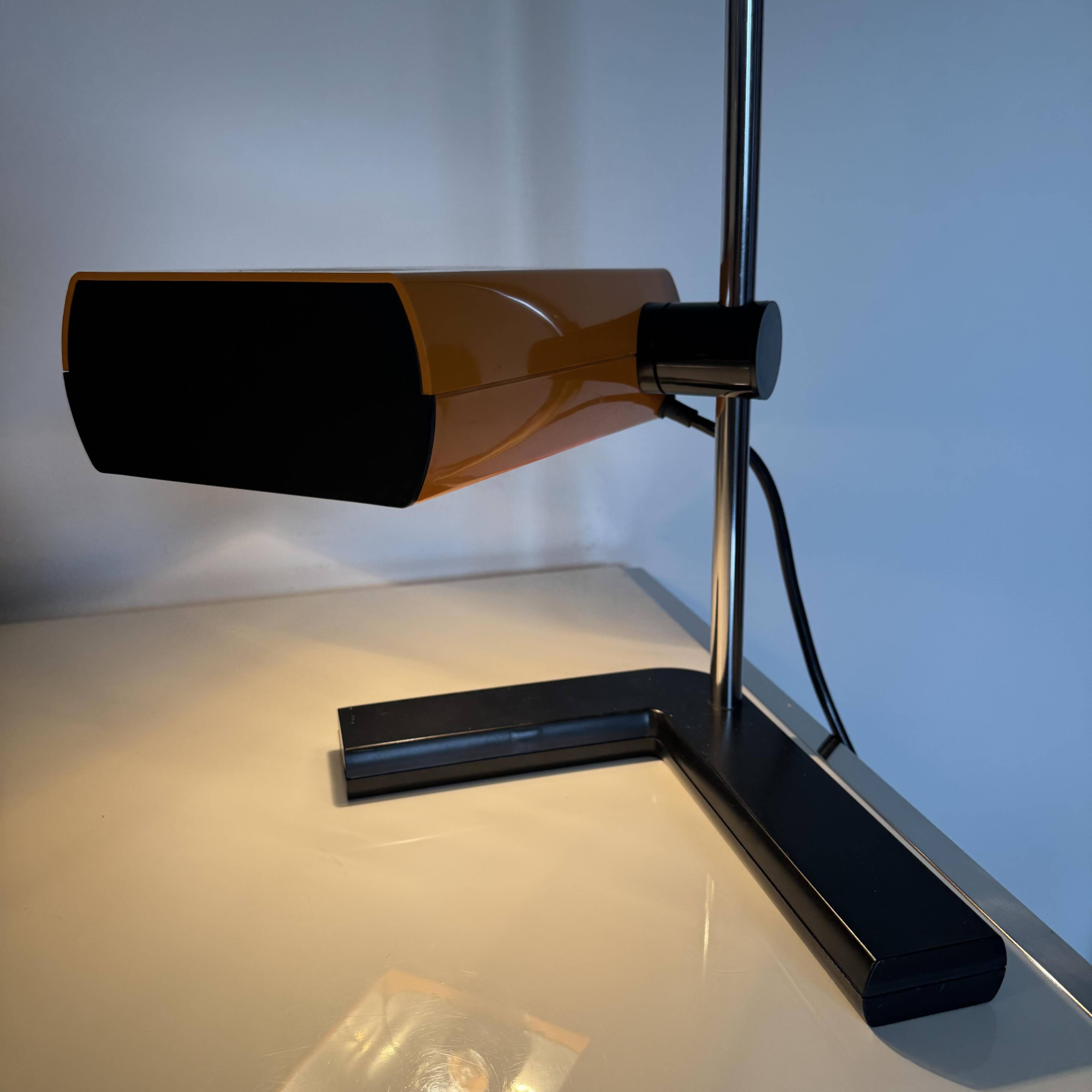 Orange Manade lamp by Jean René Talopp for Samp 70's