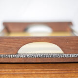 art deco wood tray, art deco tray, serving tray, decorative tray, meal tray