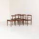Set of 6 "Model 500" dining chairs by Alfred Hendrickx
