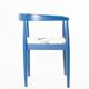 Vintage Flower Fabric & Blue Beech Armchair