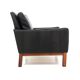 Scandinavian leather armchair, Sweden, 1960