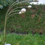 5-spoke lily of the valley floor lamp