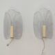 Wall lights by Carl Fagerlund for Orrefors 1970s