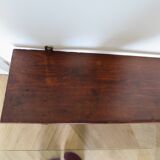 Wall shelf - coat rack - 7 hooks - oak stain - country style - cloakroom