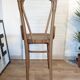 High cane bistro chair and curved wood
