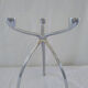 Chrome and blue seventies candlestick