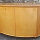 Commode bois, bambou et rotin, Cerda, vintage, années 80