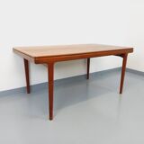 Vintage rectangular Scandinavian dining table by Johannes Andersen Samcom