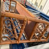 Rattan shelf