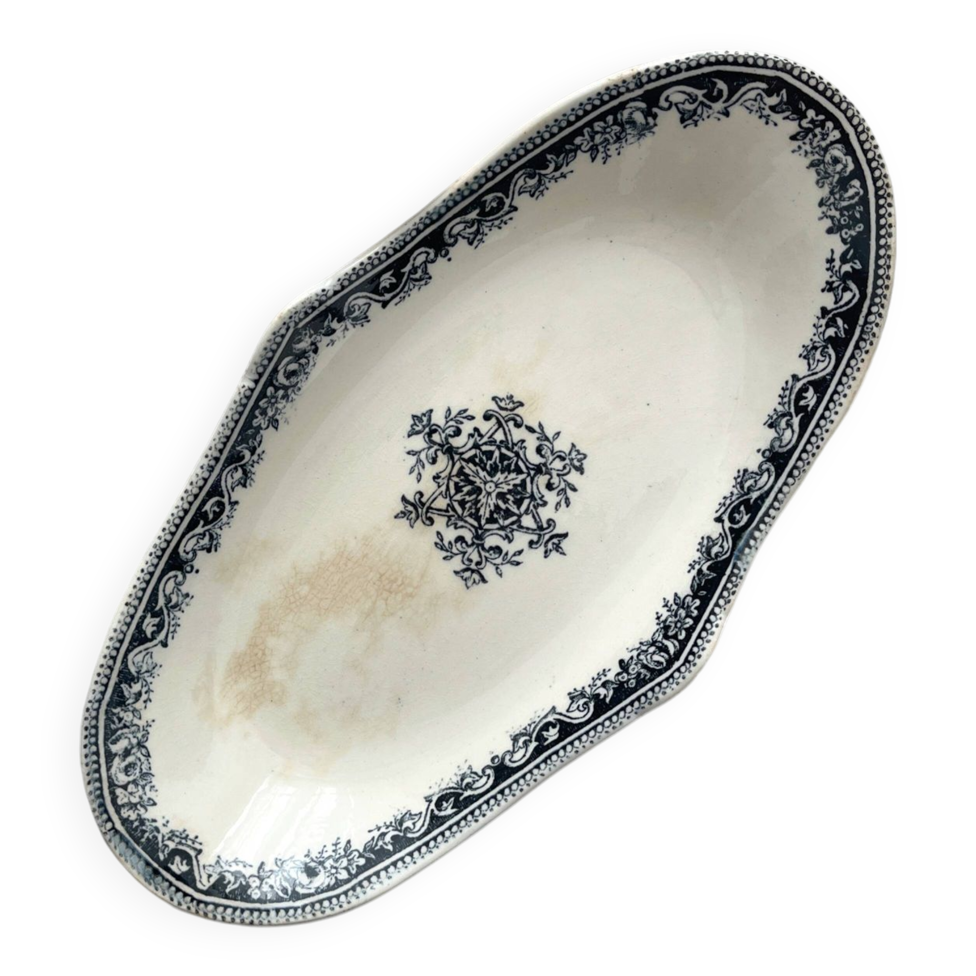 Ironware dish "Garlande Service" JVB Jules Vieillard Bordeaux