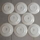8 dessert plates Céranord St Amand model Nina