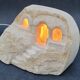 Vintage Lamp 70s Stone Sculpture by Arsène Galisson