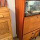 Secrétaire vintage en placage acajou