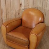 Vintage leather club chair