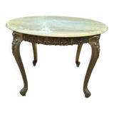 Marble top coffee table
