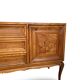 Italian Mid-Century cherrywood veneered and solid wood sideboard.