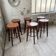 6 vintage Baumann bar stools