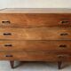Vintage Scandinavian dressing table/dresser from the 60s in rosewood