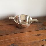Silver metal bowl