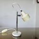 Small Italian lamp with a ball joint, chrome metal and lacquered metal, 60s 70s.