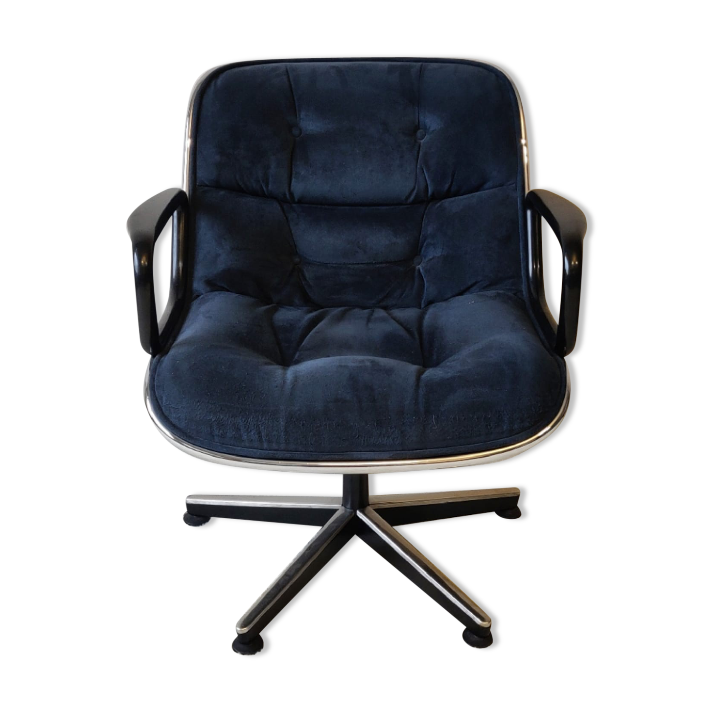 Swivel chair by Charles Pollock for Knoll
