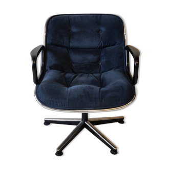 Swivel chair by Charles Pollock for Knoll
