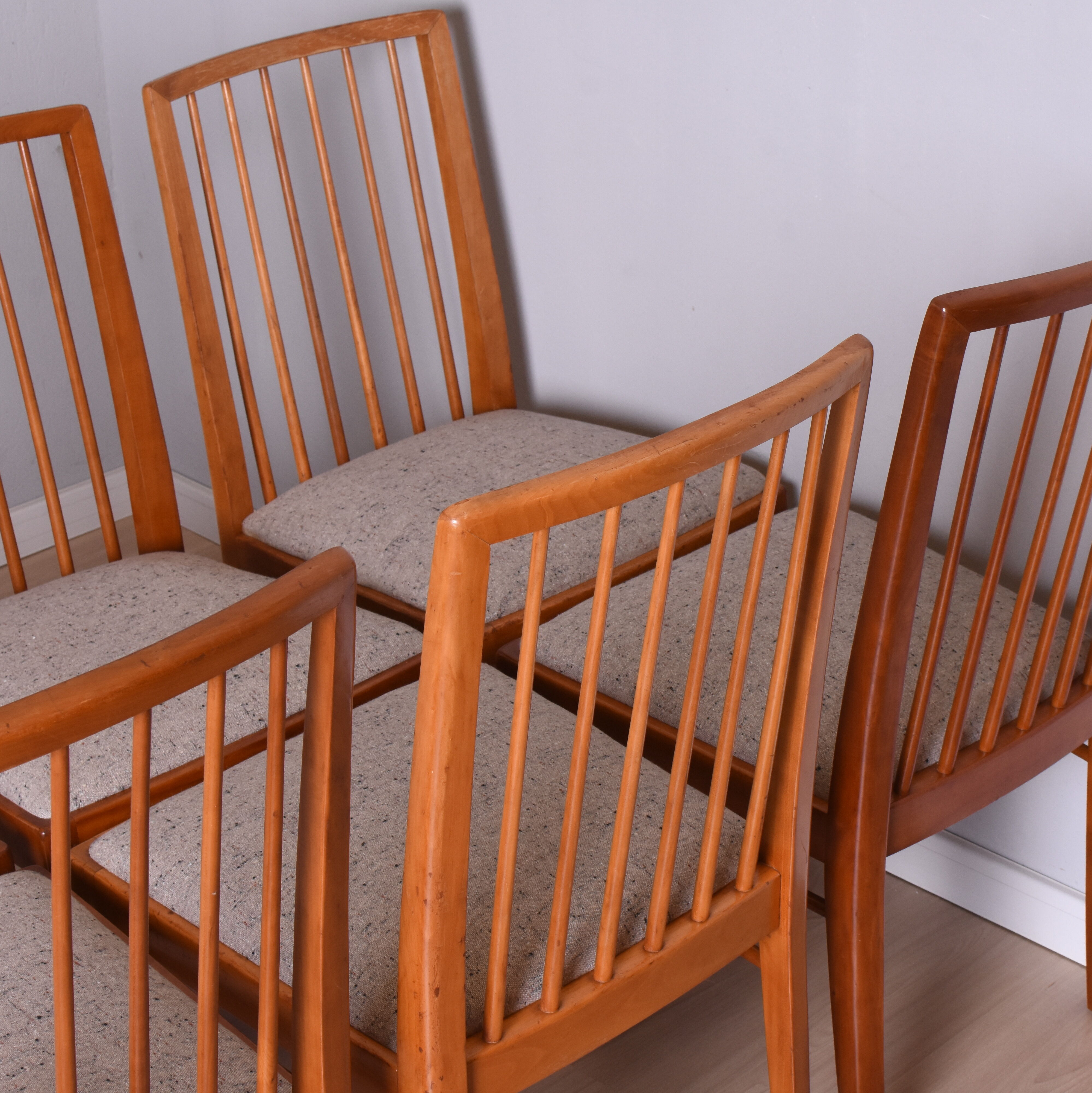 Set of six chairs, germany, 1960s