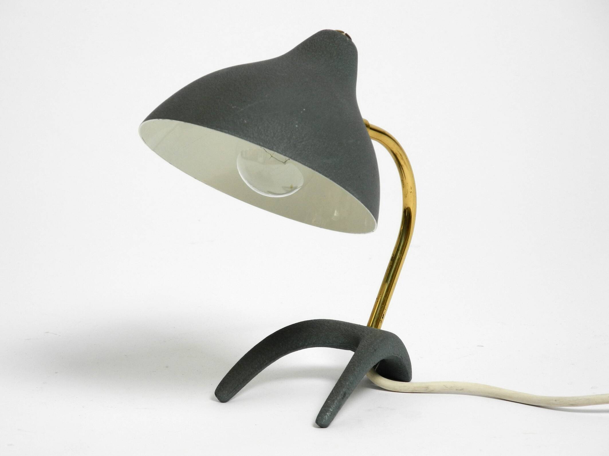 Small Mid Century crow's foot table lamp by Karl Heinz Kinsky for Cosack