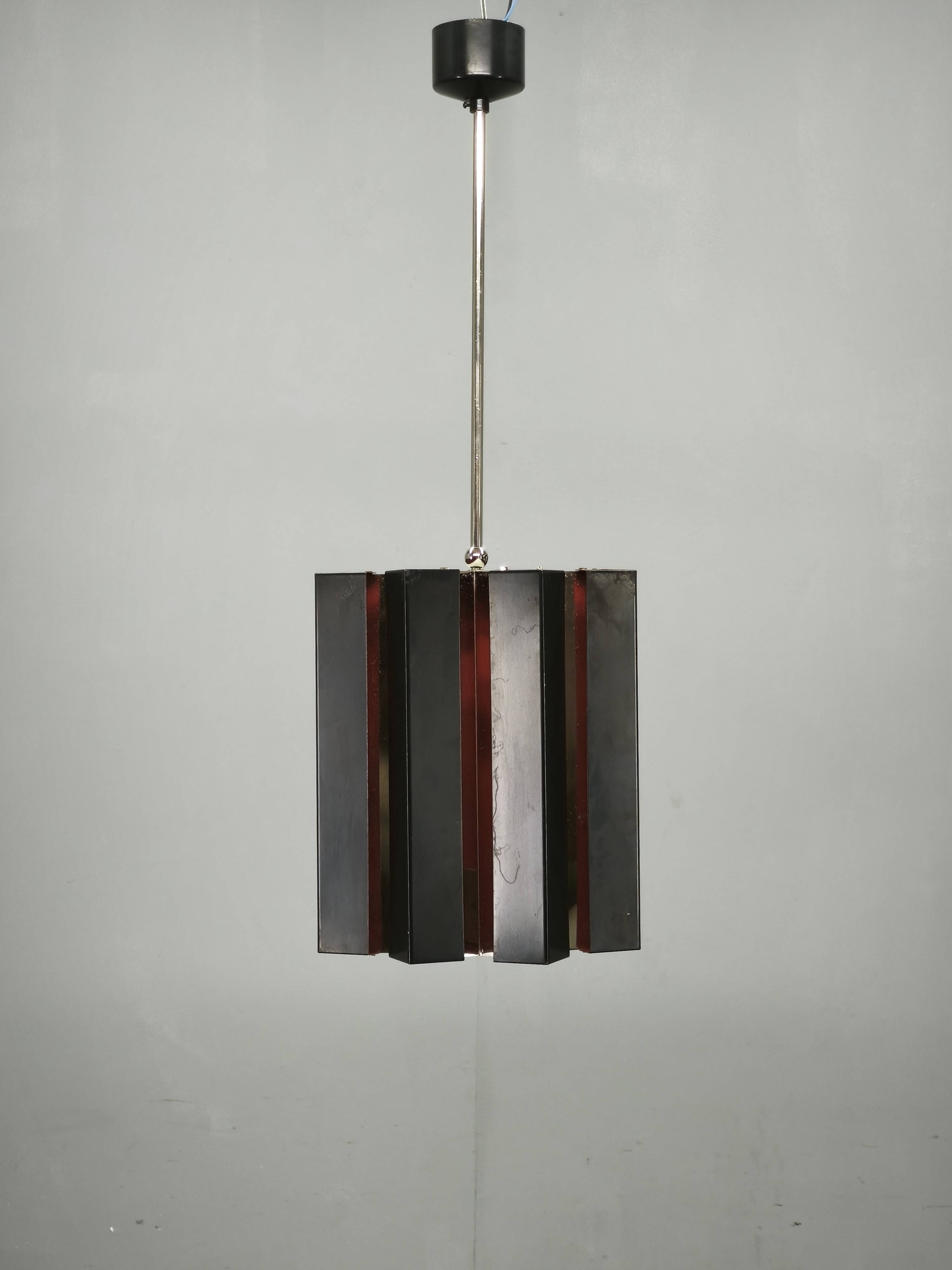 1960s Napako Space Age Pendant Light, Czechoslovakia