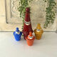 French 1950s ceramic vinaigrette set, Pol Chambost style