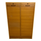 Double curtain binder