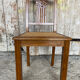 Vintage Art Deco Chair Wood & Cane Seat #E088