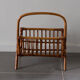 Wicker magazine rack