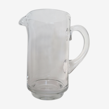 Handmade crystal pitcher