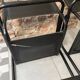 Pair of black armchairs