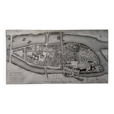 Carte historique de l'Ile de la cité à Paris en 1754