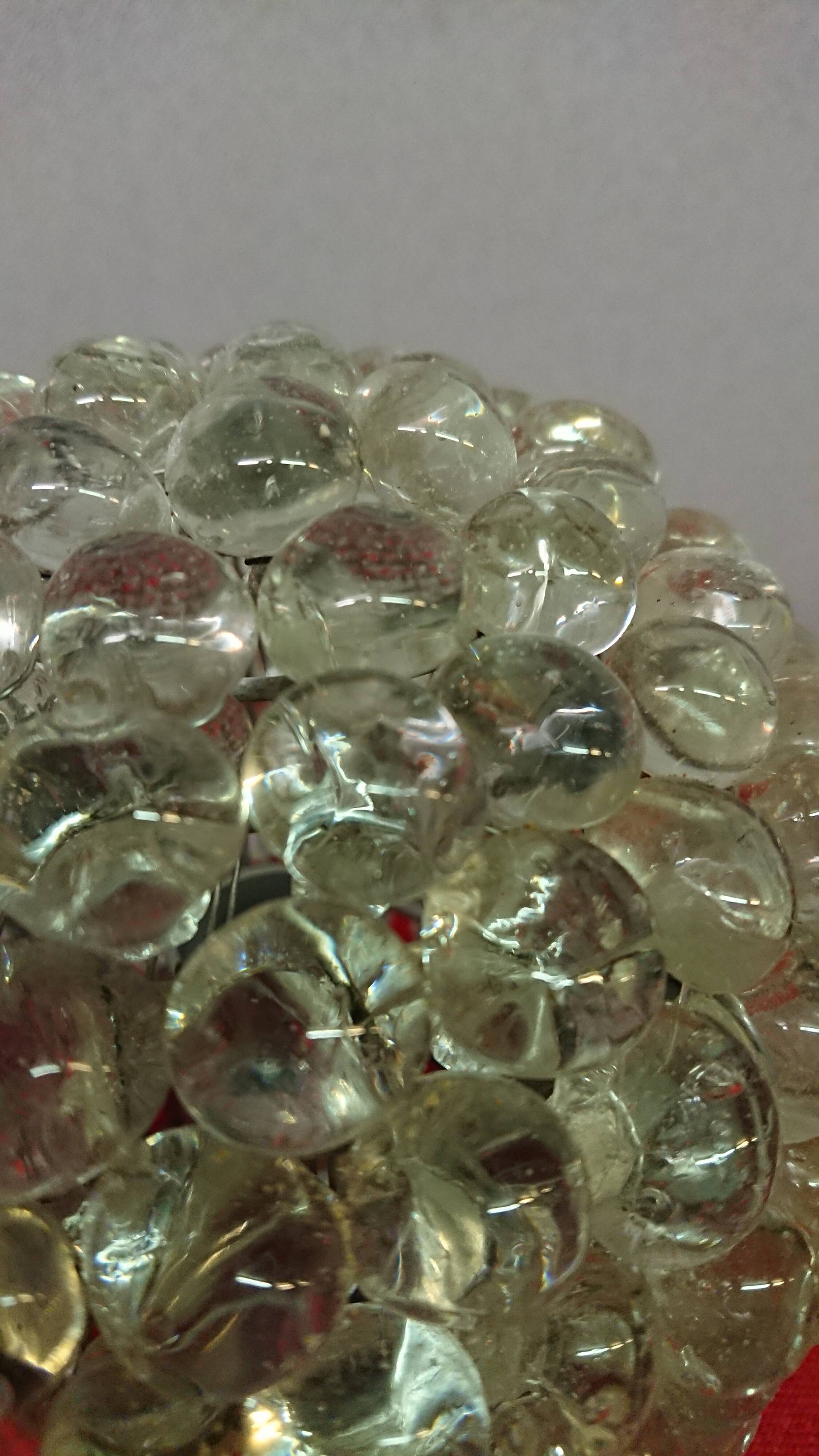 Lot of 2 glass lamps