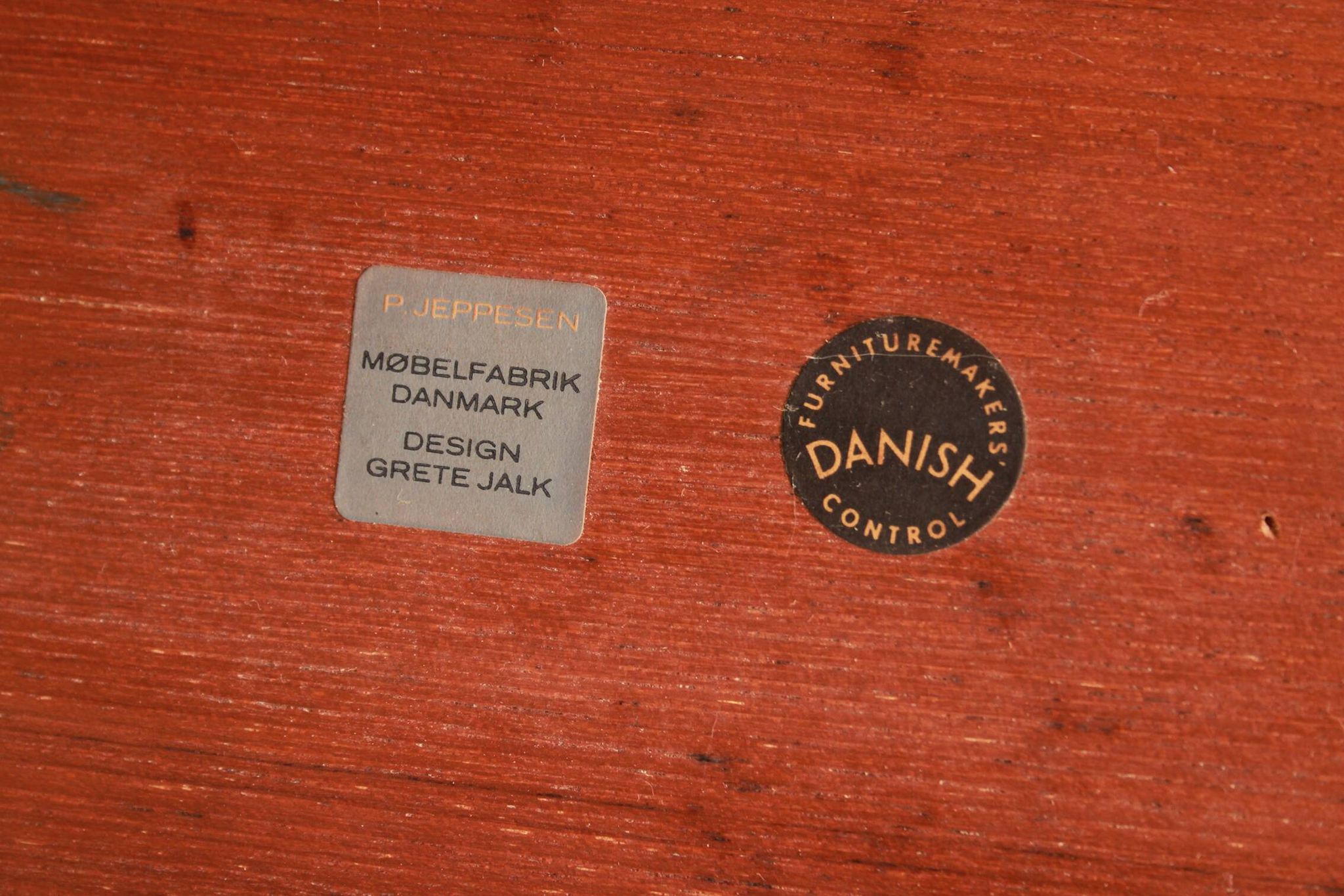 Table d'appoint Grete Jalk des années 1960 pour Jeppesen en teck