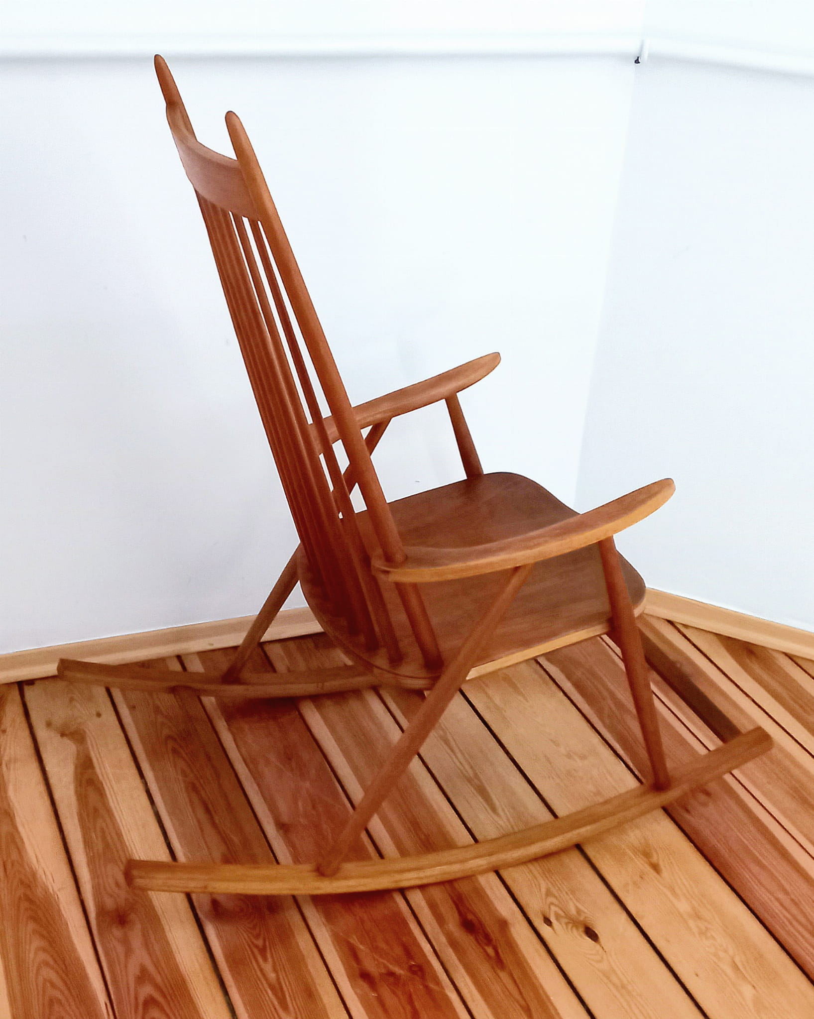 Rocking chair Holesov, Czechoslovakia 60s, Vintage, Retro