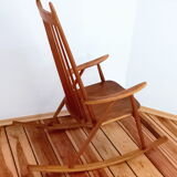 Rocking chair Holesov, Czechoslovakia 60s, Vintage, Retro