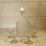 Carafe et verres Baccarat