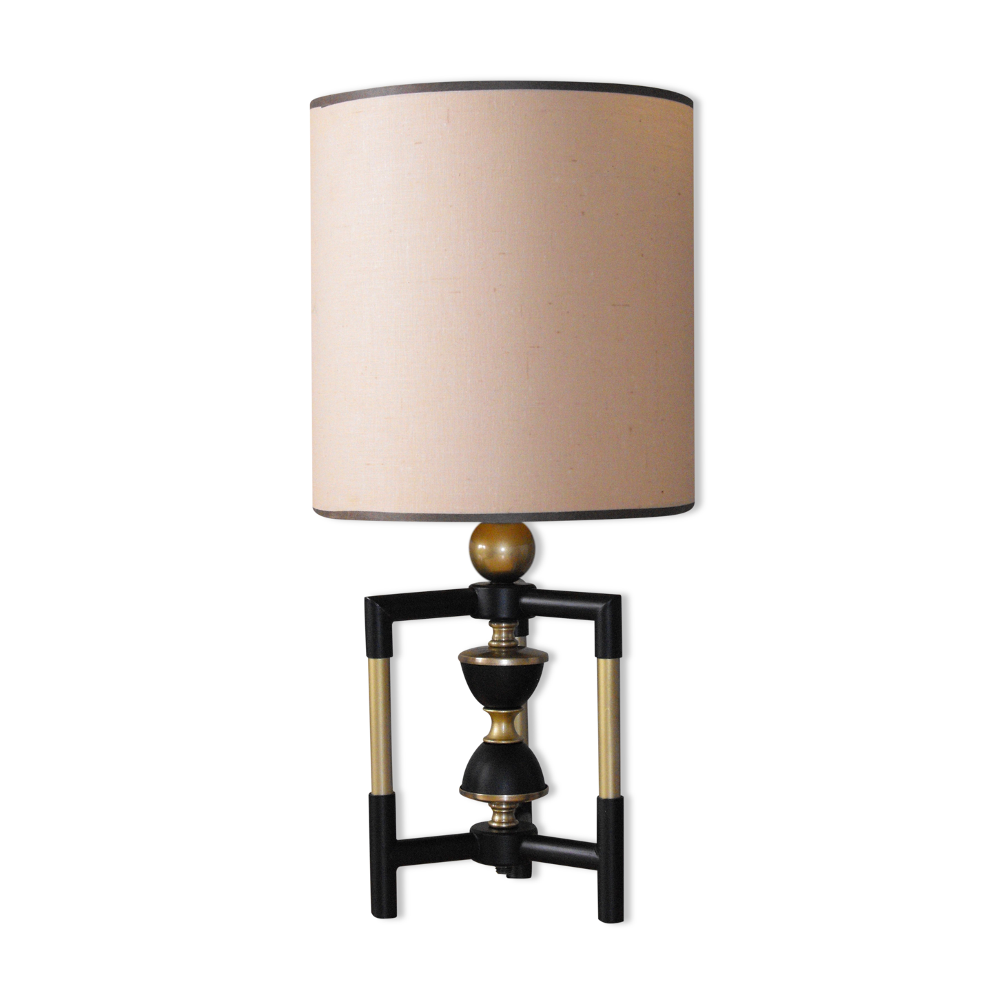 Lamp to pose 70s black and gold